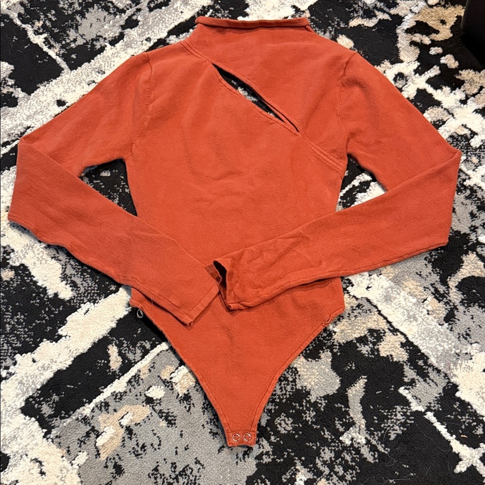 Good American Terracotta Bodysuit